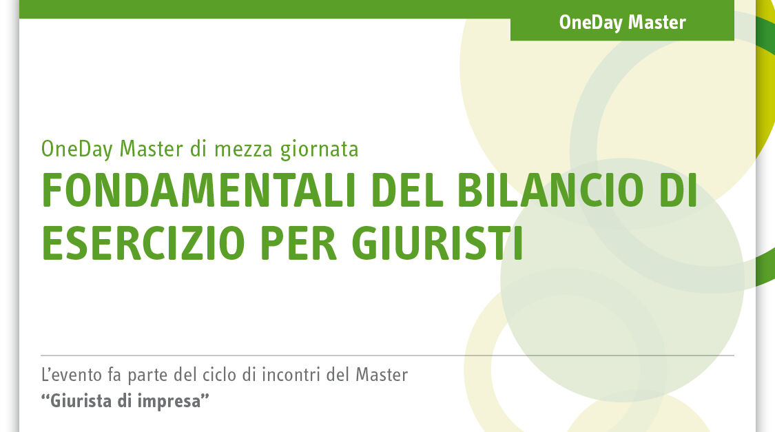 Immagine Fondamentali del bilancio di esercizio per giuristi | Euroconference